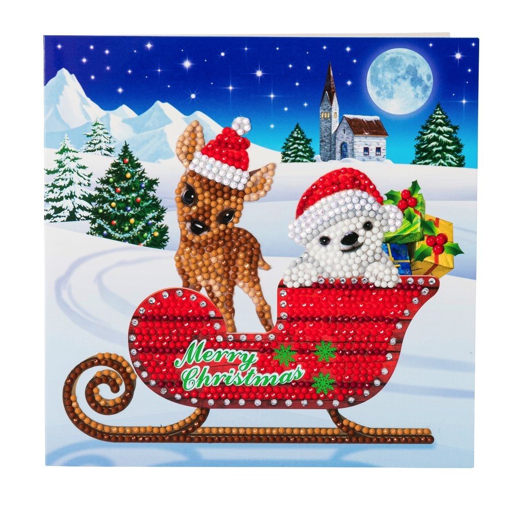 Download Sled Characters Make Your Own Diy Crystal Art Card Kit Diamond Art Painting Arts Crafts Crystal Art Cards Cromartie Hobbycraft Limited PSD Mockup Templates