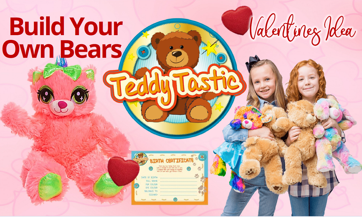 Teddytastic Teddy Bear Make your Own Bear Kits & Outfits, Build a Bear ...